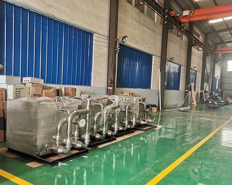 地下室污水提升一體化設備成品車間